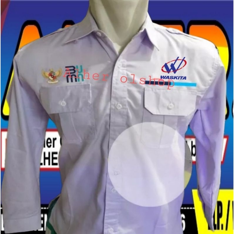 kemeja BUMN Waskita baju BUMN Waskita seragam BUMN Waskita Pdh BUMN Waskita kemeja PT Waskita karya 
