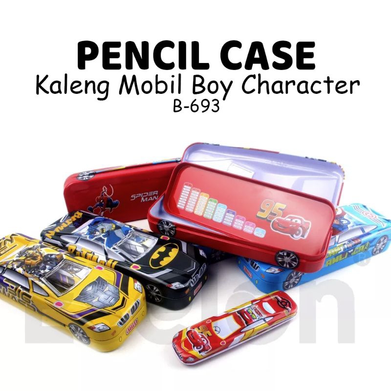 

Tempat Pensil Kaleng Mobil Superhero Set Mobil Kecil / Stationary Alattulis