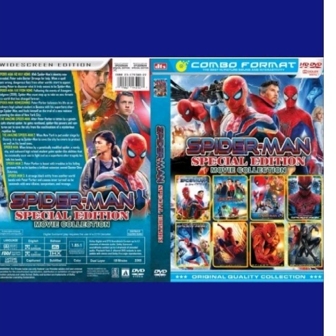 kaset film koleksi SPIDERMAN complete