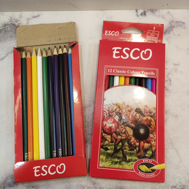 

PINSIL WARNA ESCO ISI 12 WARNA//PENCIL WARNA