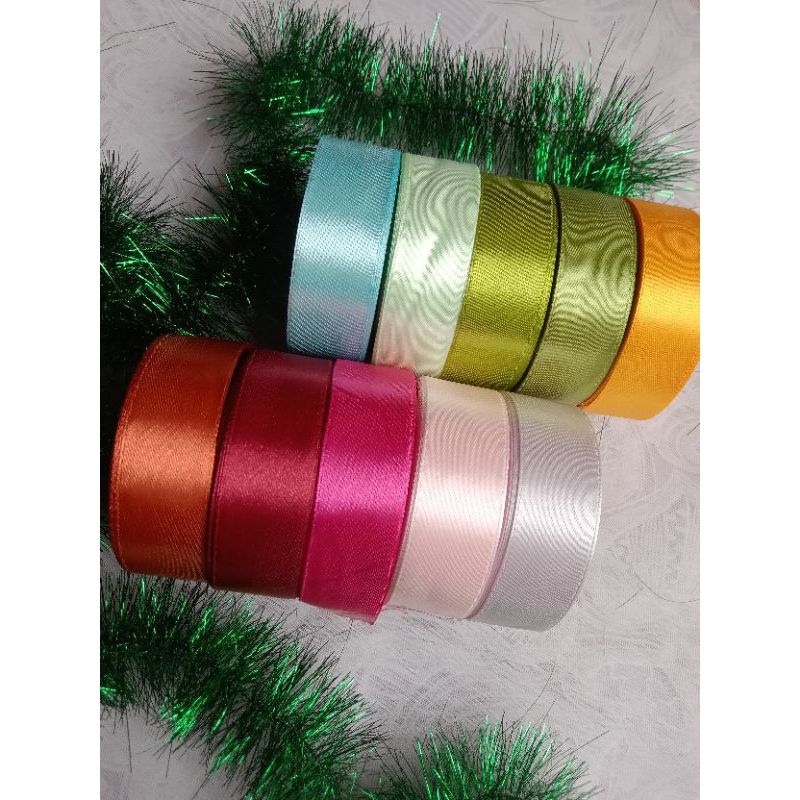 

pita satin pita kain pita hempers pita kado pita buket 1cm 2cm 2,5cm