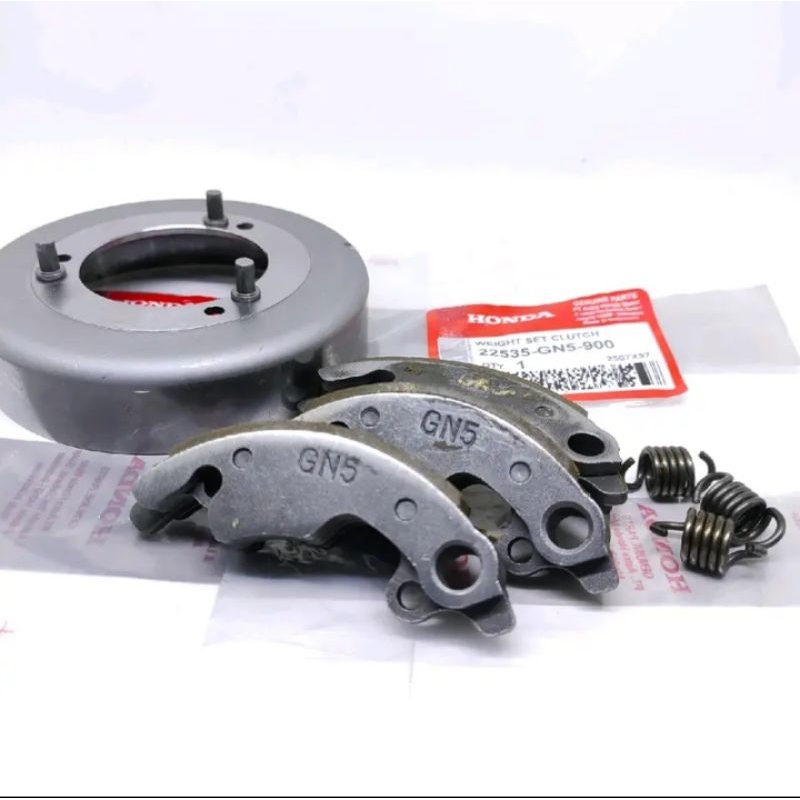 Kampas Ganda GN5 + Mangkok Ganda GN5 Honda Supra lama Supra X 100 Prima Grand Ori