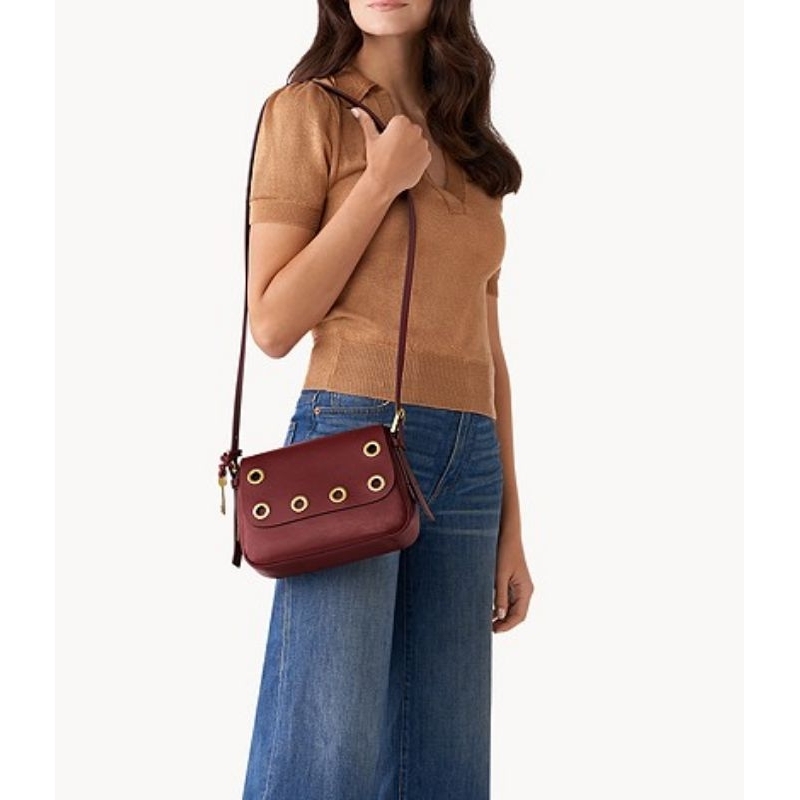 Harper *SMALL* crossbody  wine