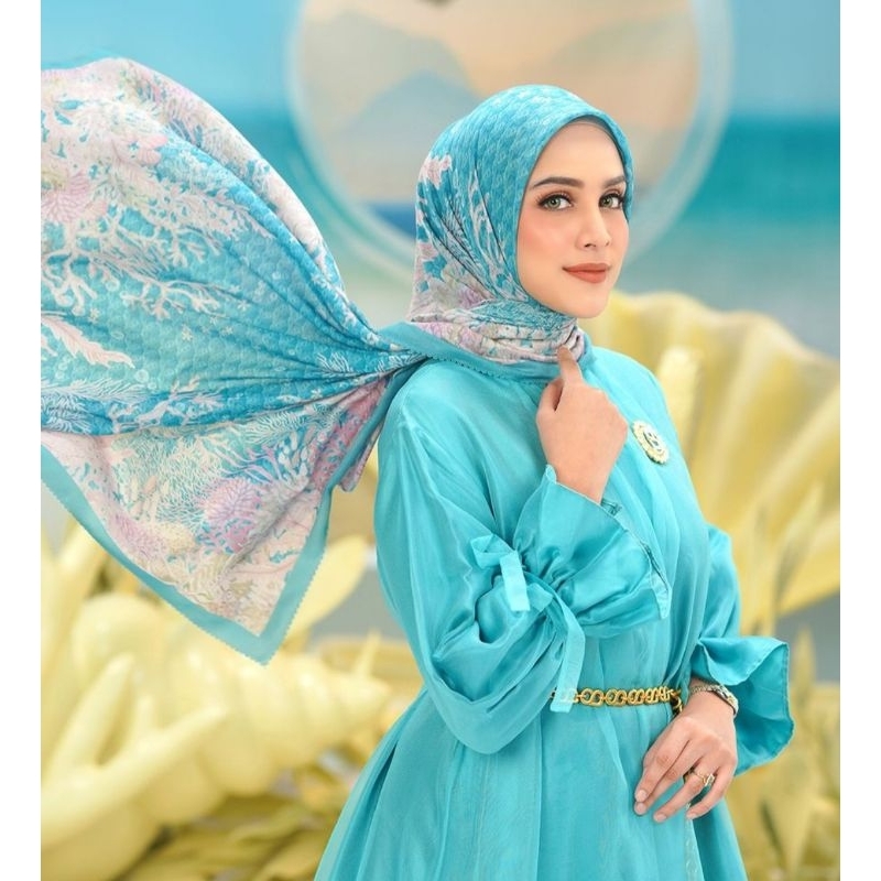 VOAL scarf Little Mermaid by Buttonscarves (Preloved Ariel)