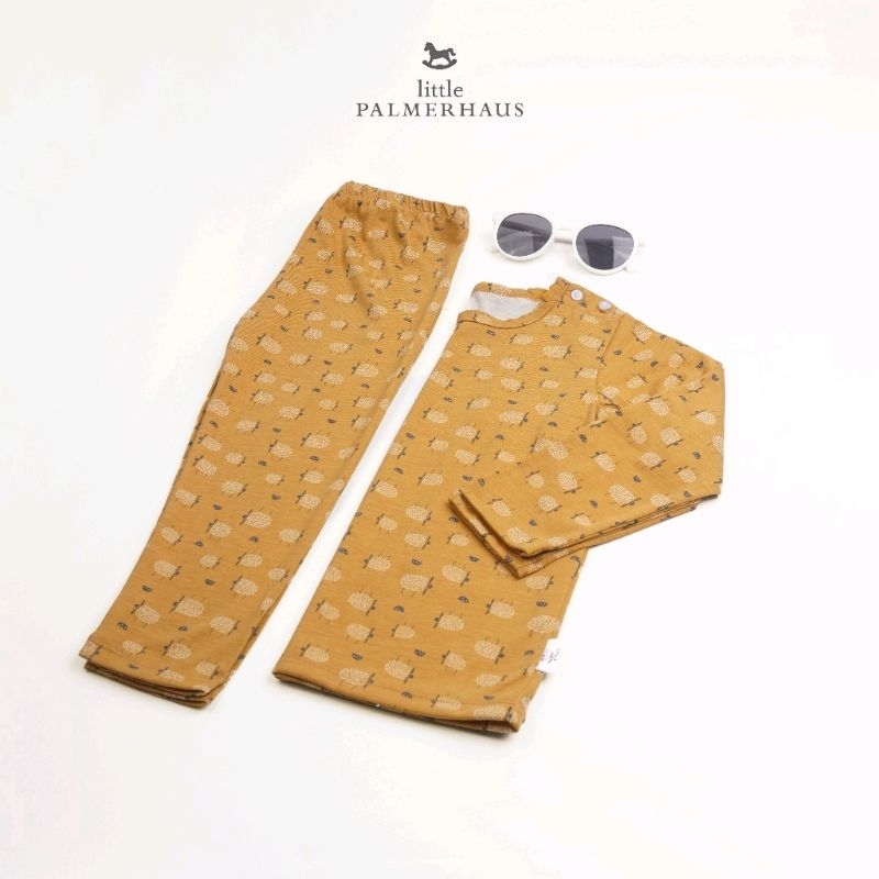 Little Palmerhaus - Little Wear Shoulder Button Long Set || Piyama Anak