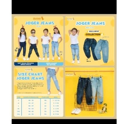 Joger jeans anak by zunior ⛔️SOLD OFFLINE⛔️