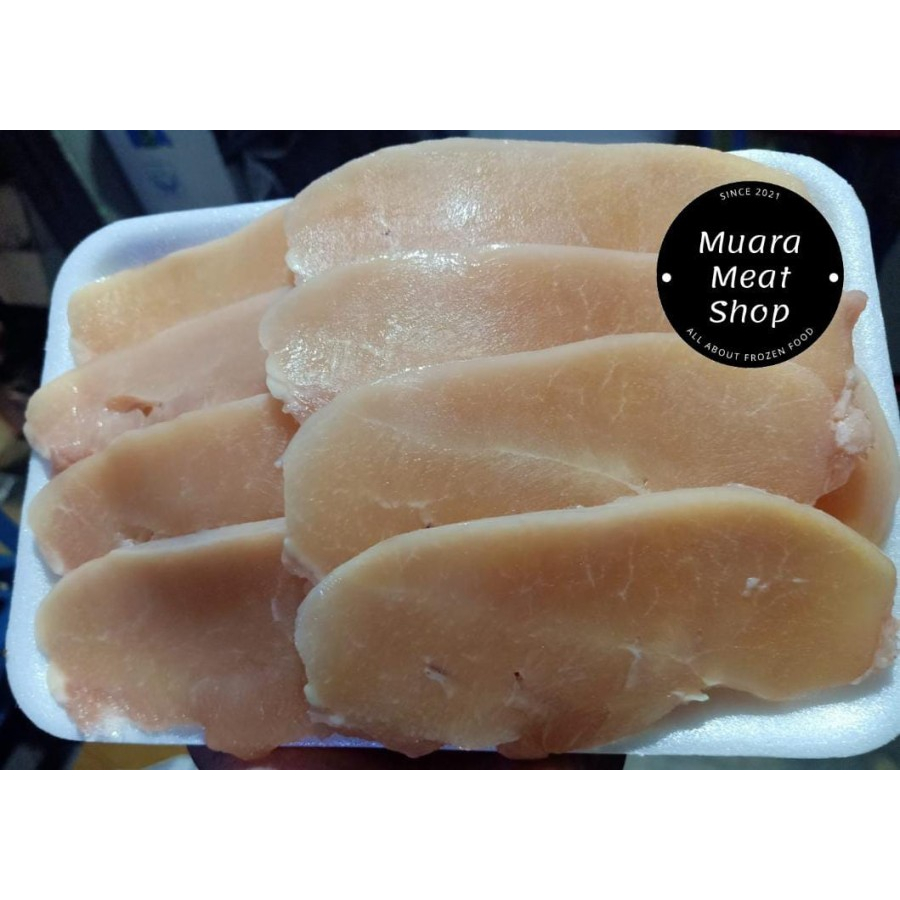

Promo Chicken Slice / Ayam Fillet Slice 500 Gr Termurah & Halal