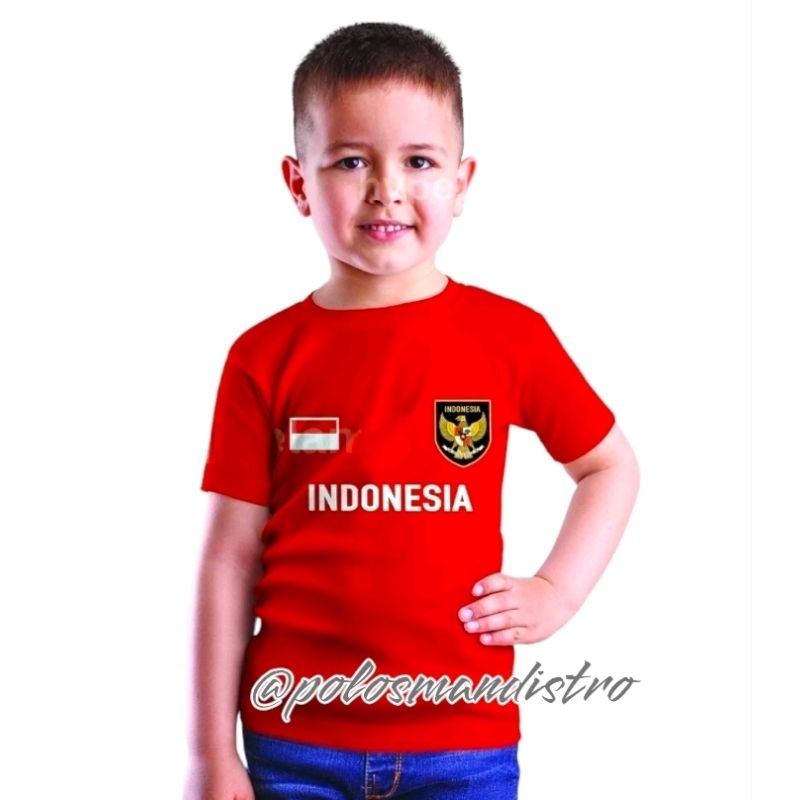 BAJU ANAK INDONESIA cod Baju Kaos Anak Kemerdekaan 17 Agustus 1945 Indonesia HUT RI Ke 79.  Usia 1 - 10  sampai dewasa
