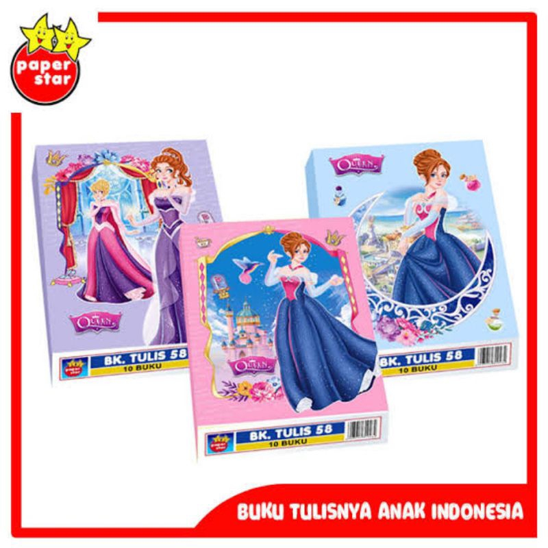

(1 PCS) BUKU TULIS PAPERSTAR ISI 58 LEMBAR (TERMURAH)