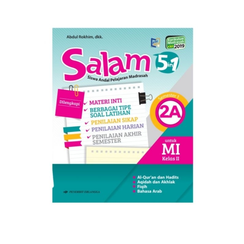 READY & ORI SALAM (SISWA ANDAL 5PELAJARAN MI) 5IN1 KLS.2A/K2019
