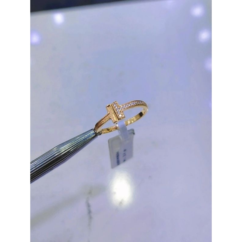 cincin fashion emas 750 %