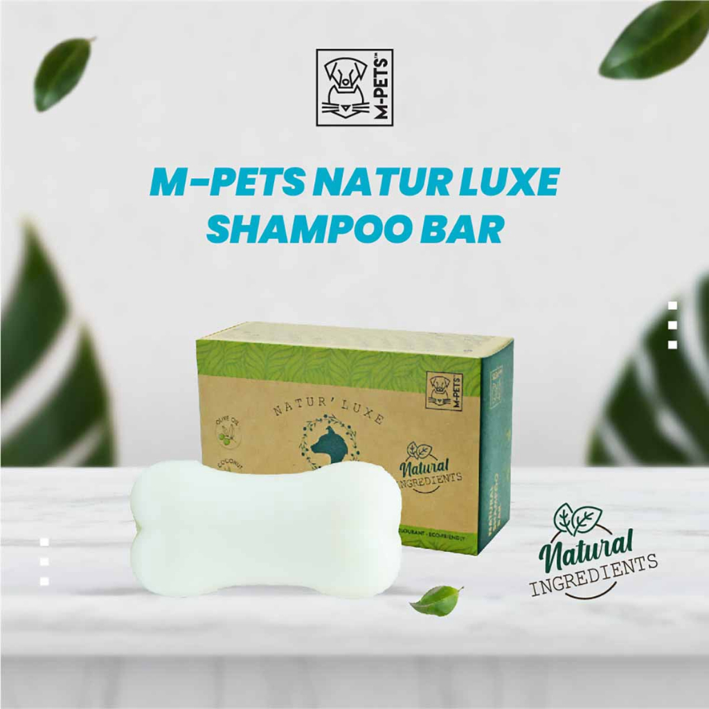 MPETS NATURLUXE SHAMPOO BAR SABUN BATANG ANJING
