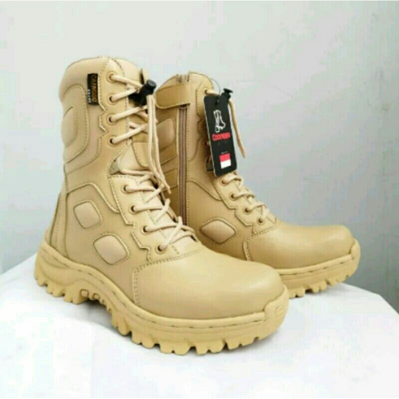 CAANGGO C-2ATL SEPATU PDL TACTICAL CREAM CAANGGO BOOTS SAFETY OUTDOOR