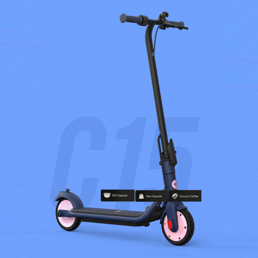 Ninebot Skuter Listrik Anak eKickScooter by Segway 3 Speed Mode - C15 - Black