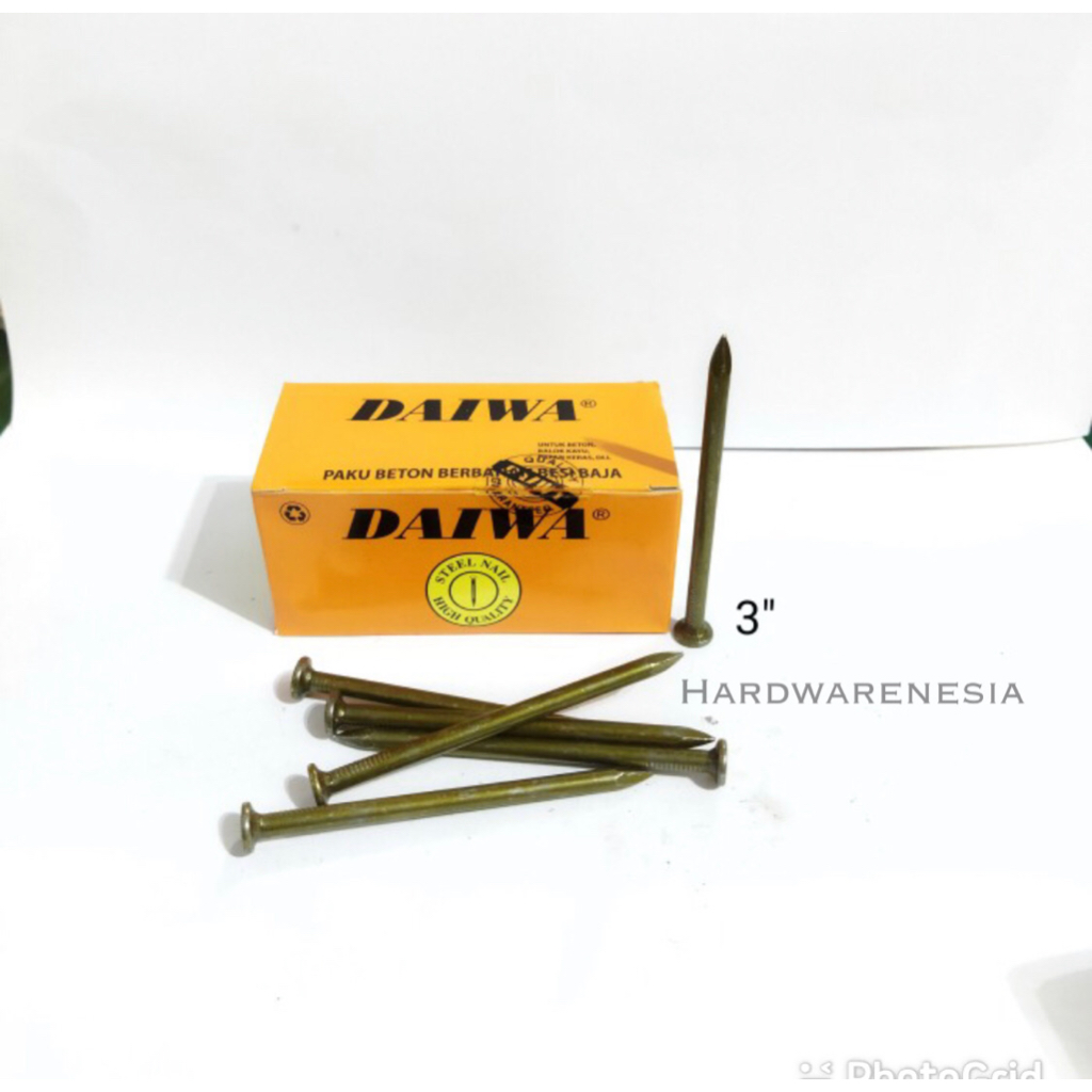 DAIWA Paku Beton Kuning 3 inch inci 7.5 cm isi 50 PER BOX