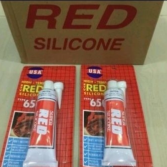 

lem red silicone 650 usa 70gram lem paking merah odol besar