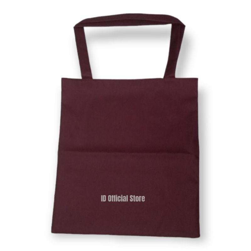 TOTEBAG CANVAS MERAH MAROON / TOTE BAG POLOS / GROSIR TAS TOTEBAG POLOS MURAH