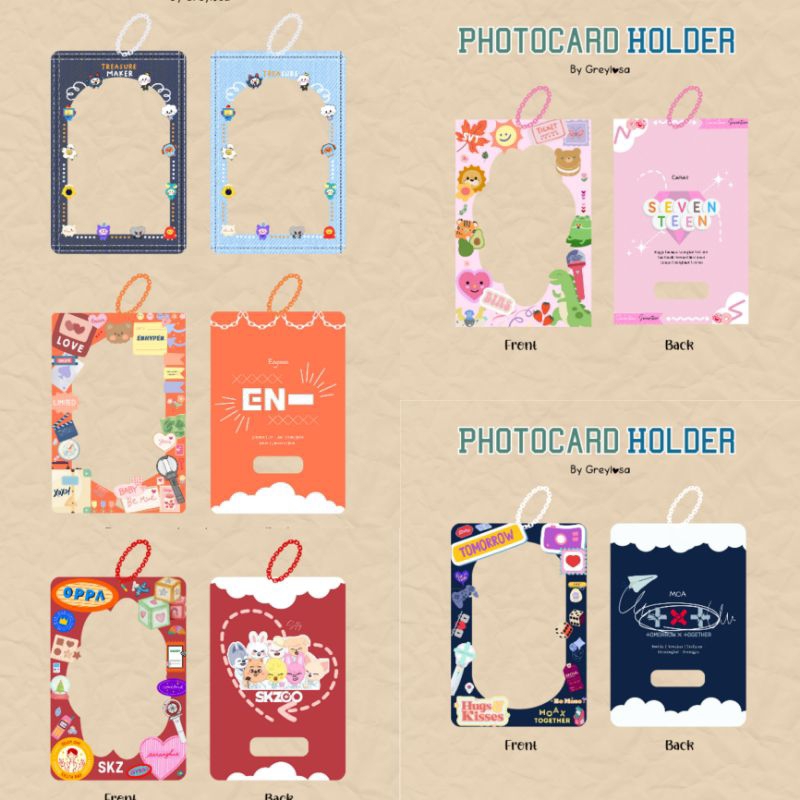 

Acrylic Holder Pc Holder Card Holder KPOP