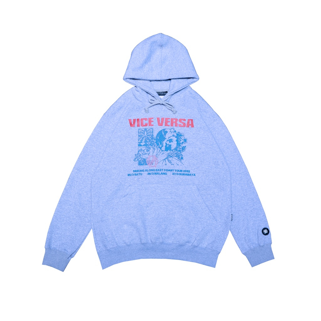 HUSTED YOUTH VICE VERSA GREY HOODIE