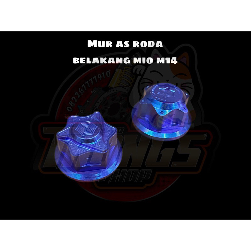 Mur As roda belakang yamaha Mio M14 Titanium Gr5