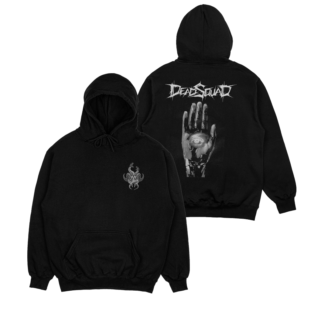 Sweater Hoodie Zipper Musik DEADSQUAD X STARGAZERS DEAD STAR Bahan Katun Fleece Ukuran M L XL XXL XX