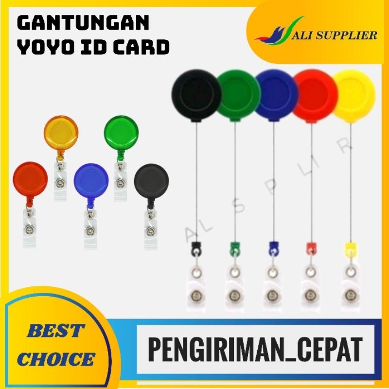 

GANTUNGAN ID CARD YOYO / YOYO ID CARD DENGAN KLIP / YOYO TALI ID CARD / TALI ID YOYO / YOYO LANYARD / TANDA PENGENAL YOYO / YOYO ID TANDA PENGENAL / TALI ID CARD YOYO