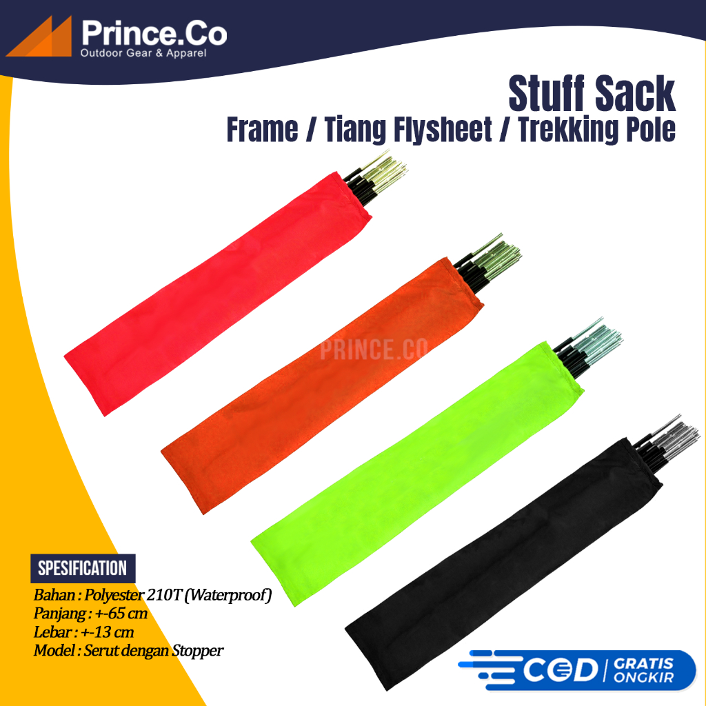 Stuff Sack Kantong Sarung Tas Pouch Frame Tenda Waterproof