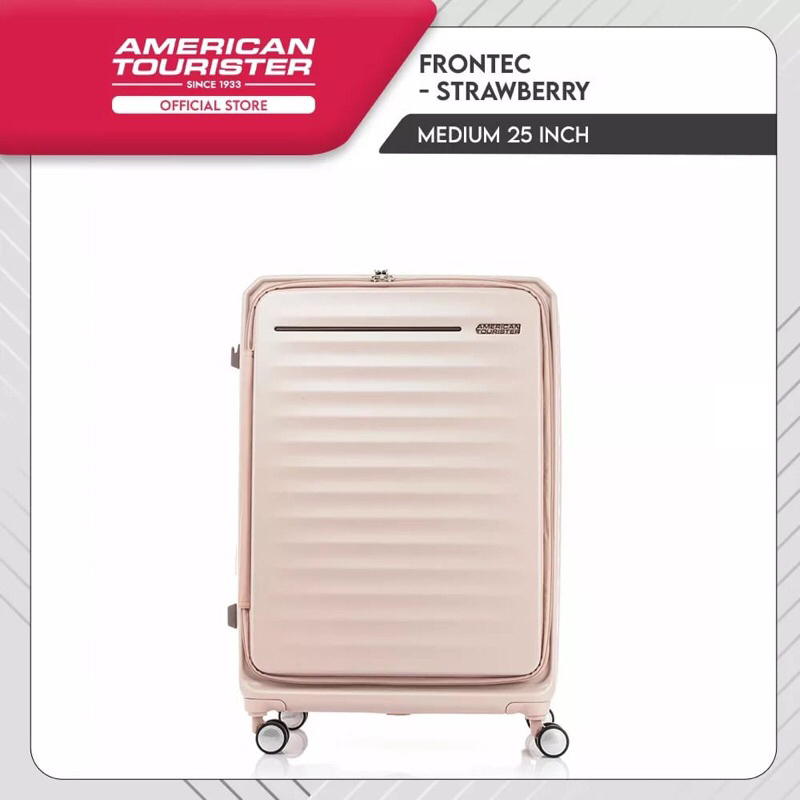 American Tourister Koper Hardcase Medium 25 inch - Strawberry