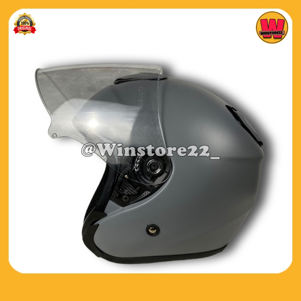 Helm Sepeda Motor Half Face Priest Kyoto Solid Whitte Black Pink Gorilla Glossy & Doff Paket Ganteng