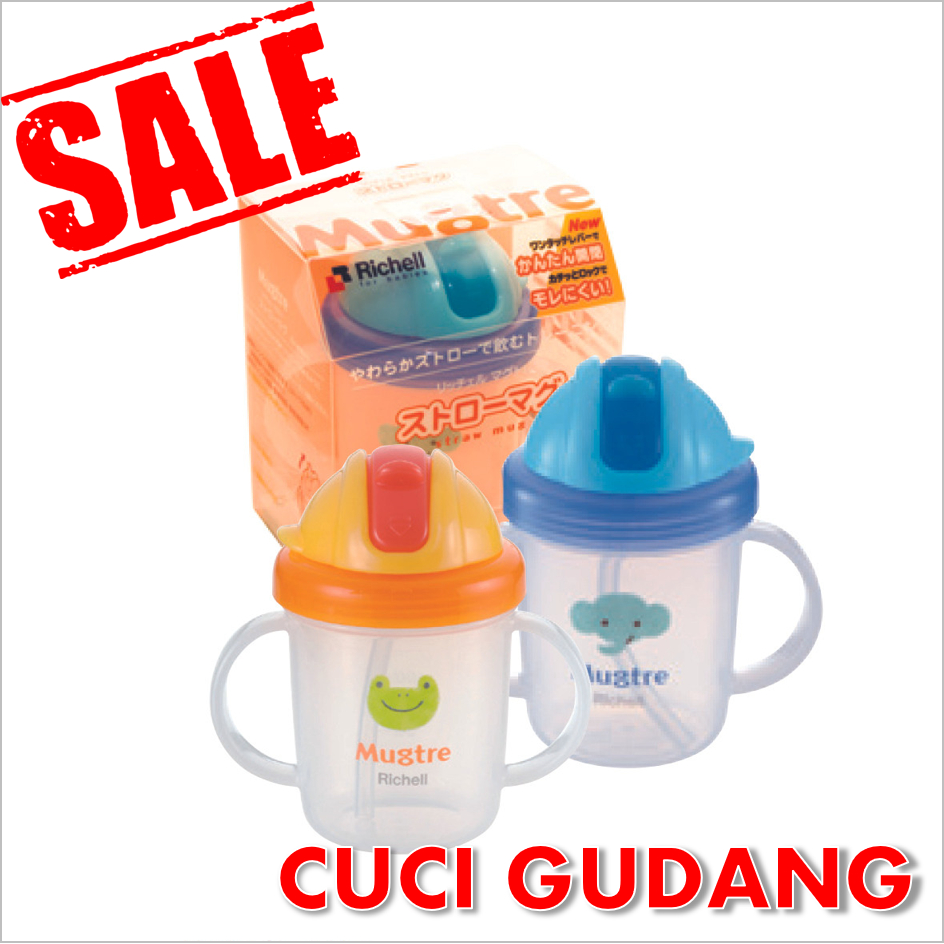 [SALE CUCI GUDANG] - RICHELL MUGTRE STRAW MUG