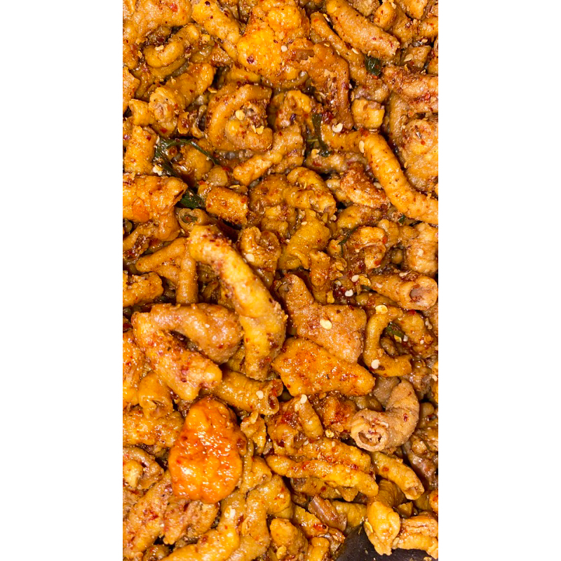 

(500 GRAM) Usus Crispy / Usus Cikruh Pedas - Cemilan Pedas