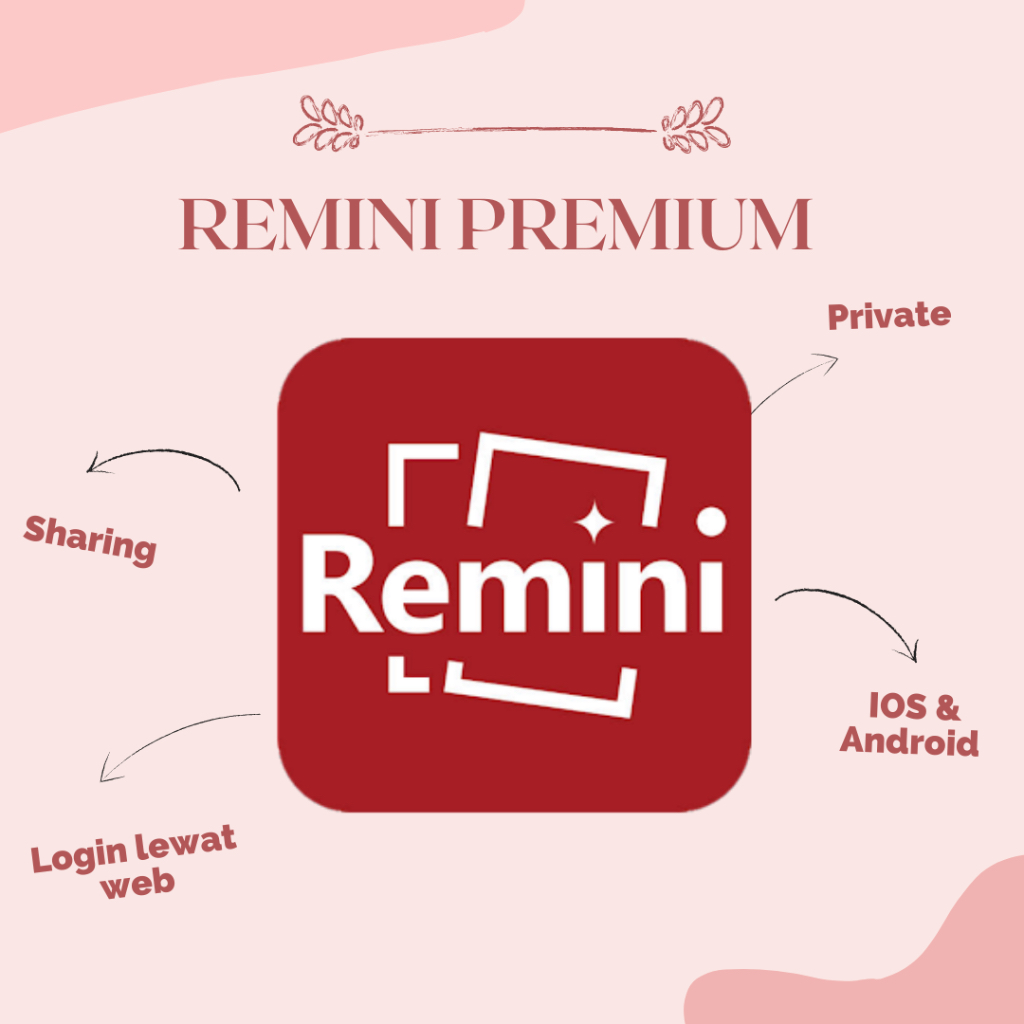 REMINI PREMIUM IOS & ANDROID. SHARING & PRIVAT