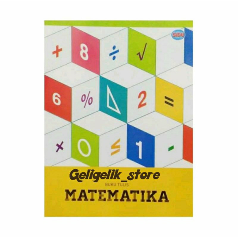 

BUKU TULIS KOTAK KECIL MATEMATIKA SIDU 38 LEMBAR (1 PCS)