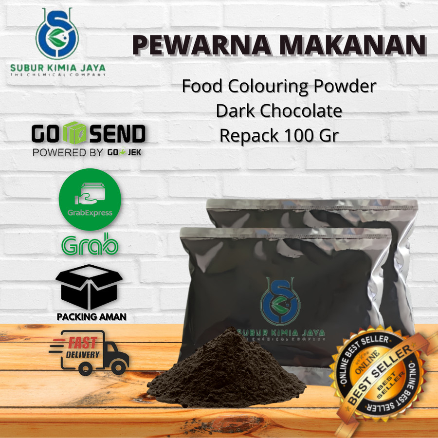 

Pewarna Makanan Bubuk Dark Chocolate coklat 100 GR