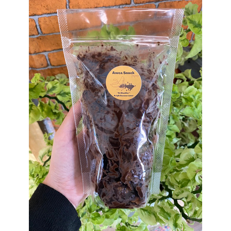 

Keripik pisang coklat lumer