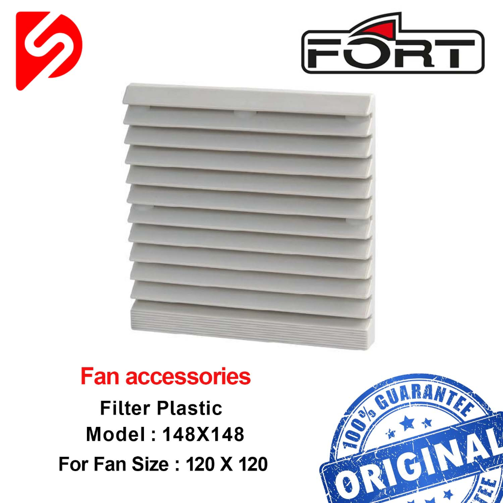 Filter Plastic 148X148 For Fan Size 120X120 FORT