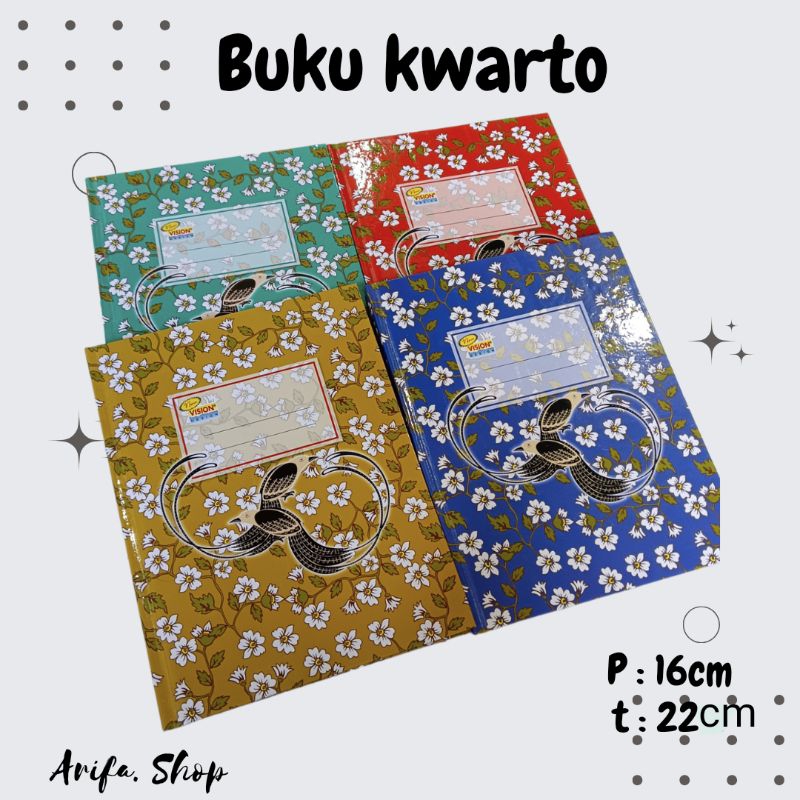 

Buku kwarto besar {per biji}