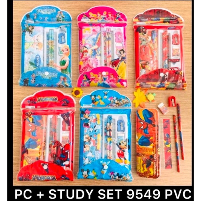 

Paket Alat Tulis 6in1 Karakter Stationery Set Study Set Alat Tulis Set - 802