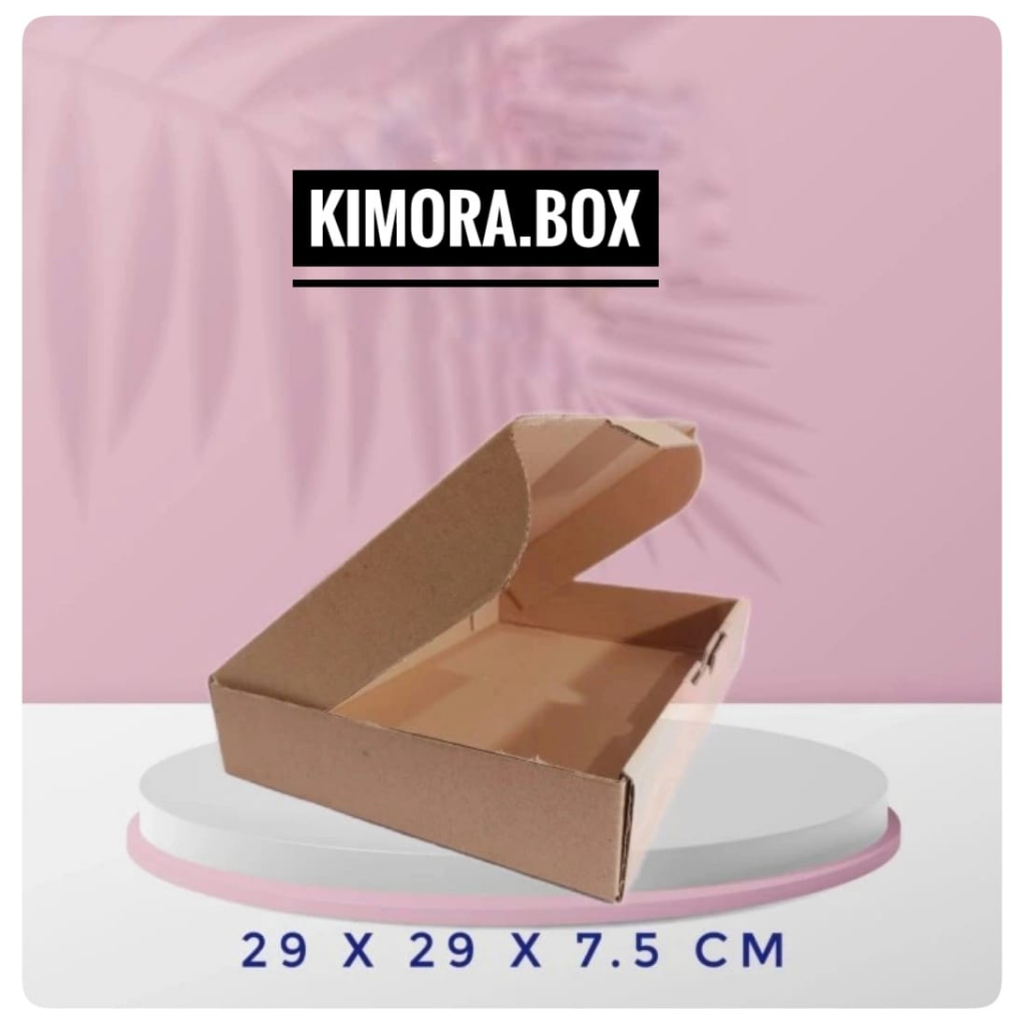 

kardus uk 29x29x7,5 cm...box karton model pizza/die cut