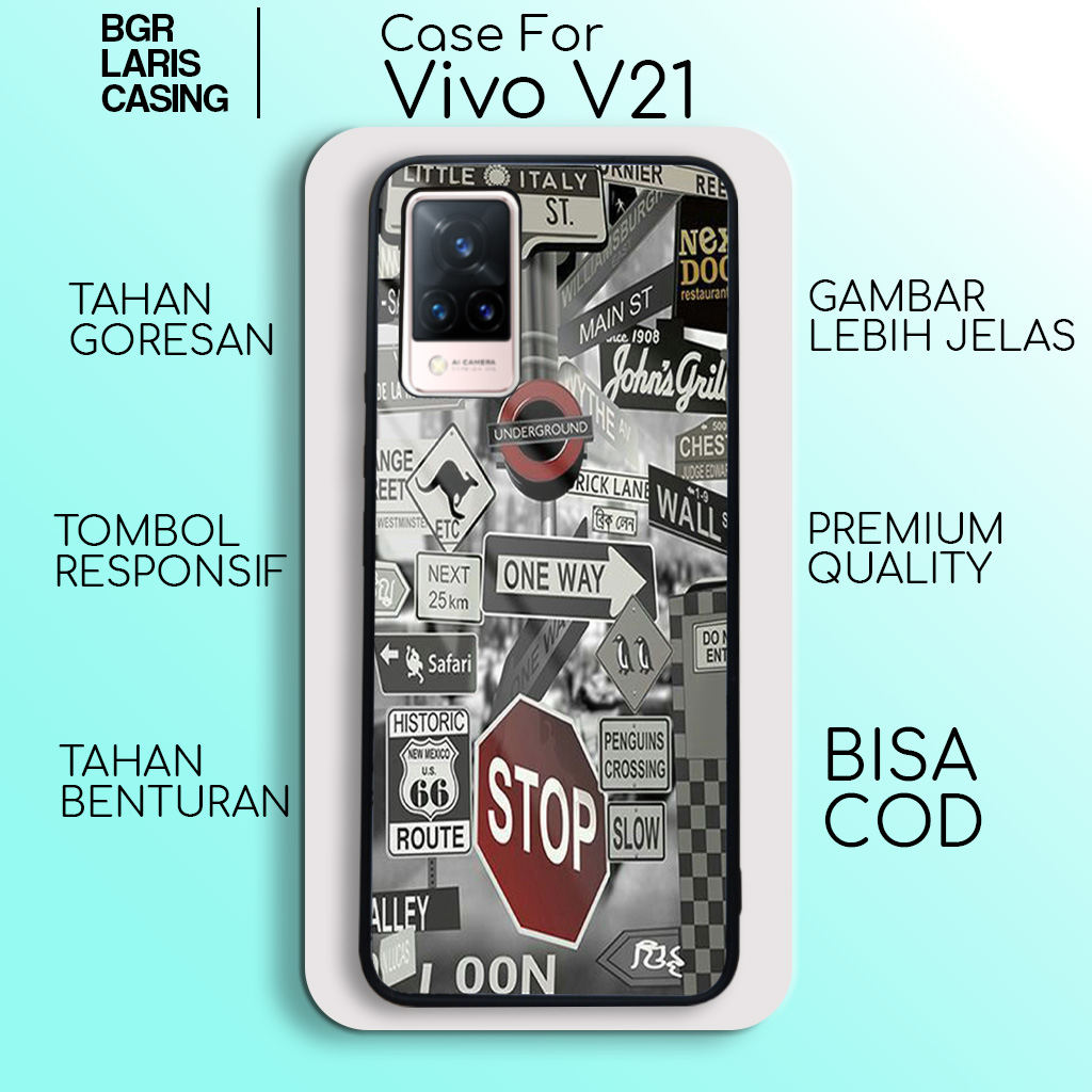 Case Vivo V21 Terbaru Brand Aesthe Hardcase Softcase Glossy Casing Vivo V21 Termurah Kesing Terlaris