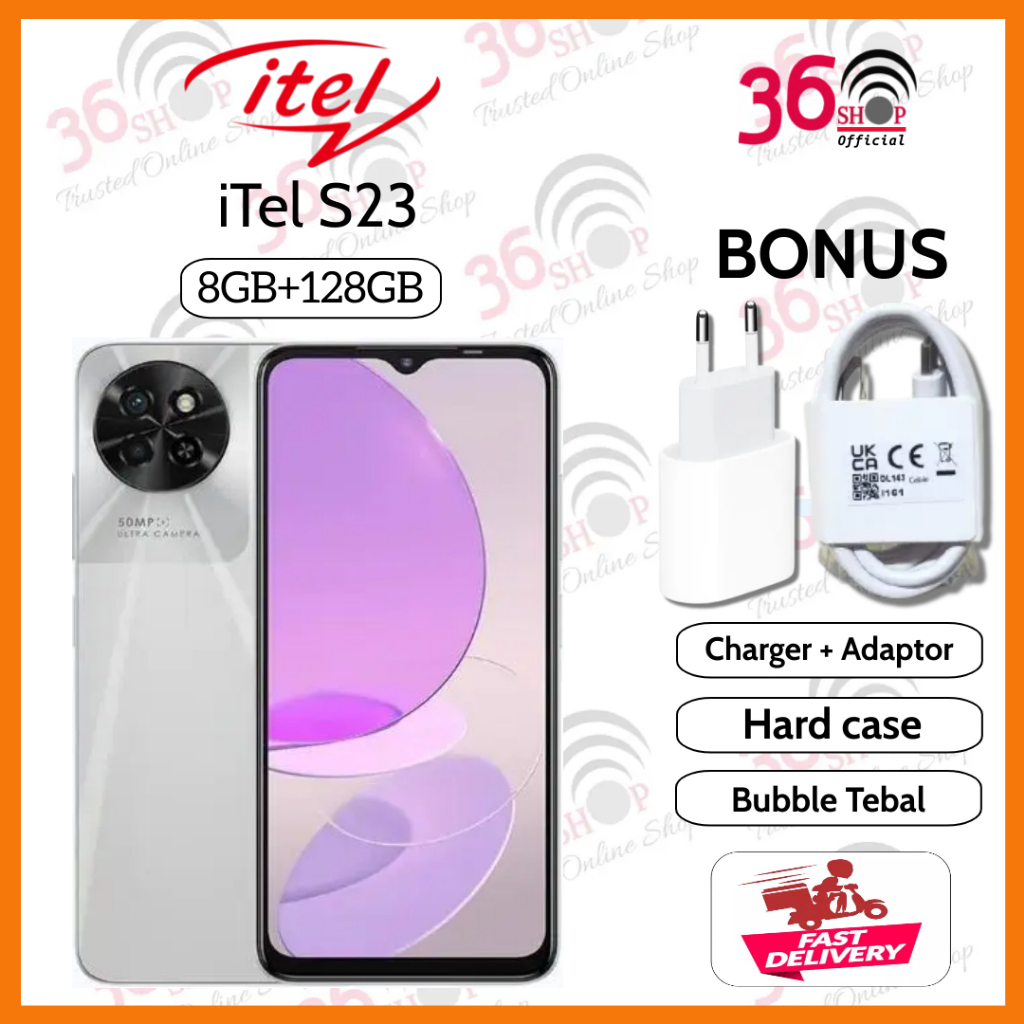 ITEL S23 [8GB+8GB]+128GB Garansi Resmi 1 Tahun