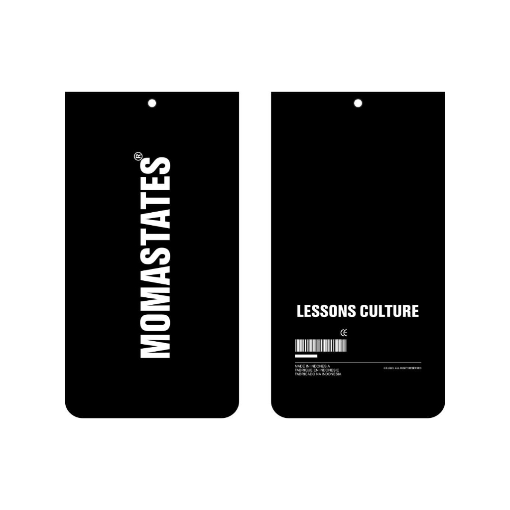 

label hangtag tebal MOMASTATES