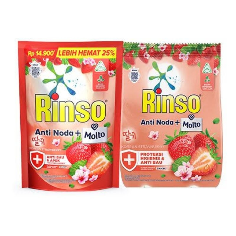 RINSO MOLTO Korean Strawberry Detergen