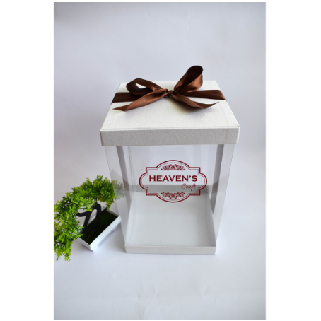 

Box kotak mika/kue tart 22 X 22 X 35