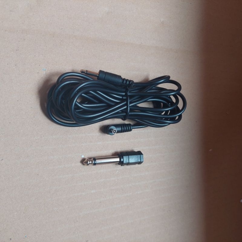 Cable syncro 3mtr untuk koneksi triger ke flash dan lampu studio