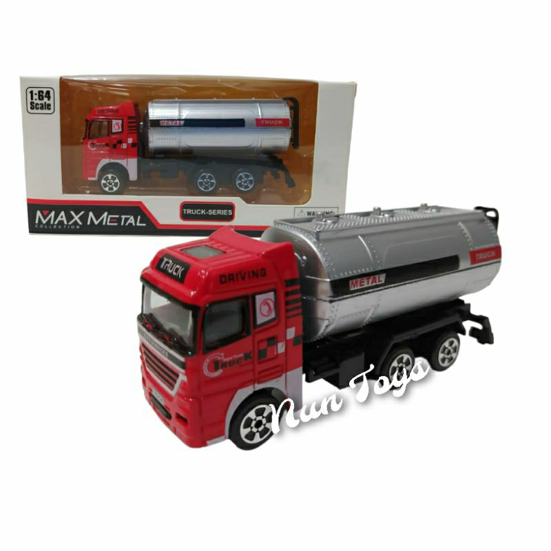 Miniatur Diecast Mobil Truck Pemadam kebakaran Tangki