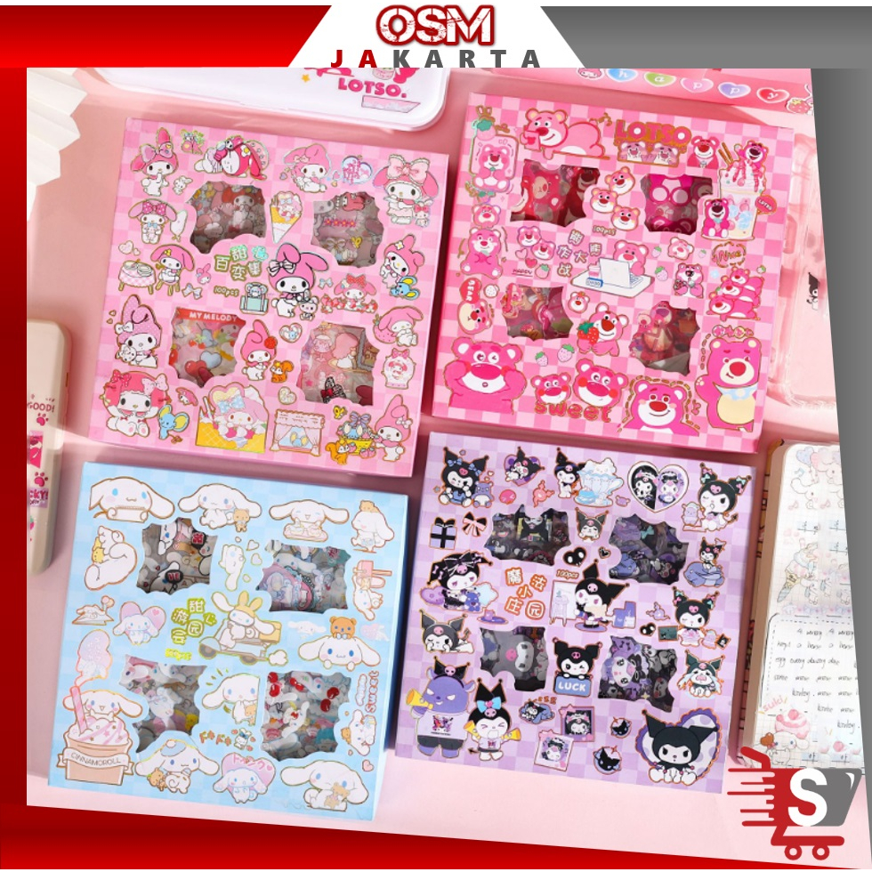 

OSM JKT 5872 Stiker 100 lembar / Sticker Motif Kartun Korea Lucu Anti Air / Sticker Box Stiker Set Aesthetic Dekor Buku