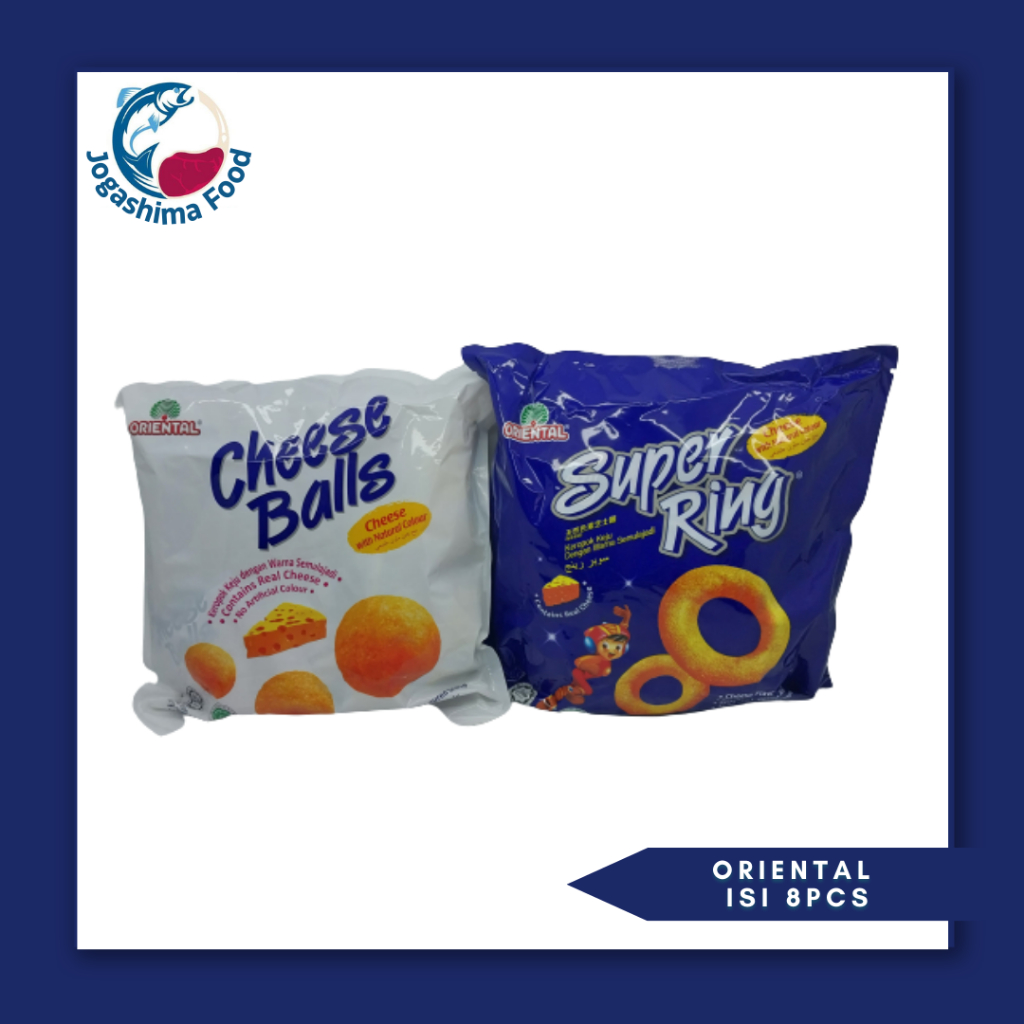 

Oriental Super Ring Cheese/ Cheese rings/ Kerupuk Keju/ Snack keju 8pcs