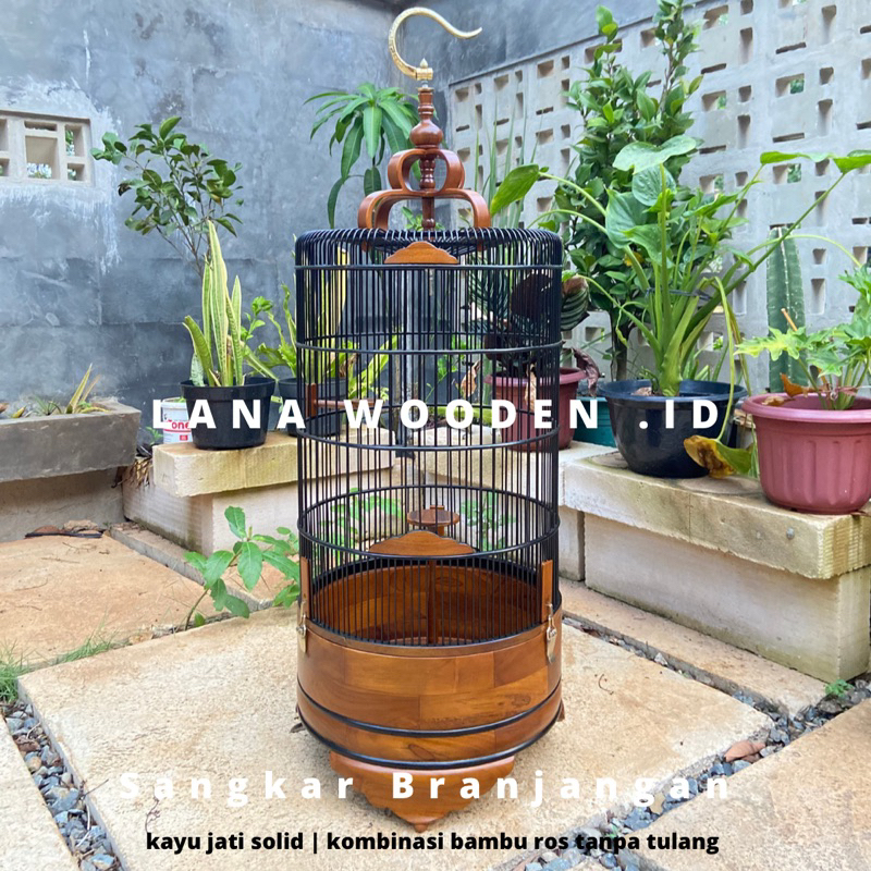 sangkar branjangan ruji rapat kayu jati solid berkualitas produk asli jepara pilihan produk sudah da