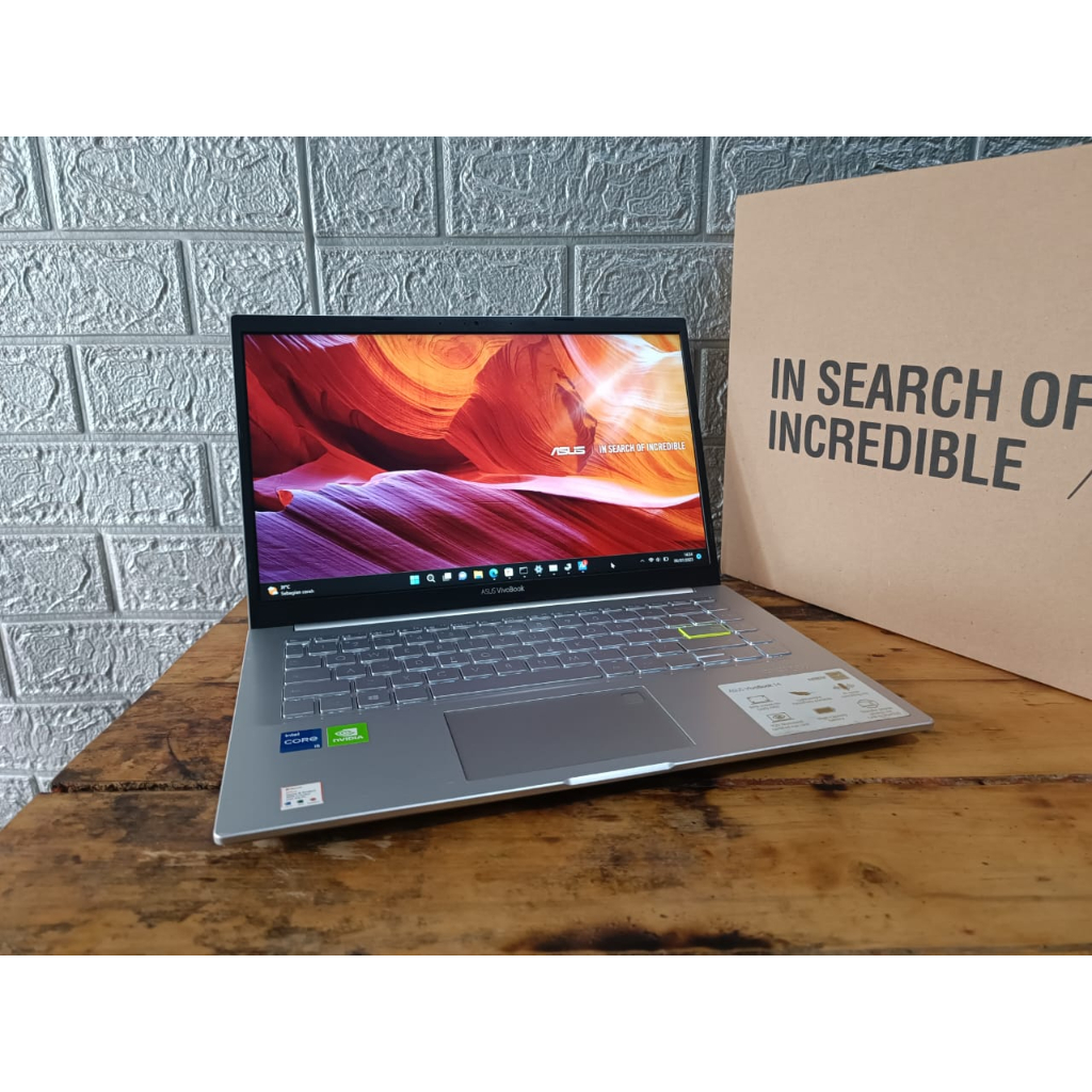 GAMING ASUS K413EQ i5 Gen 11 8GB 512GB Nvidia MX350 FULLSET K413E